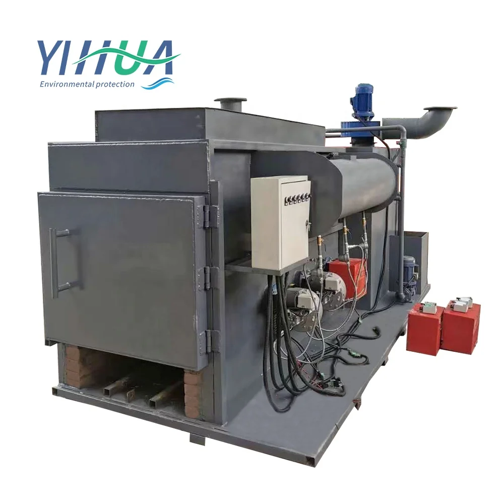 Large animal carcass incinerator horse cattle sheep harmless treatment of dead livestock incinerator