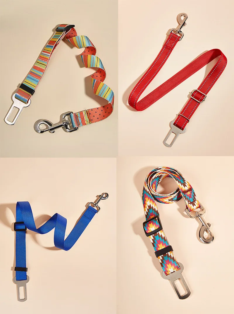 Ikitten Pet Supplies Dog Accessories Pet Safety Leads Vehicle Dog Leash Car Seat Belt