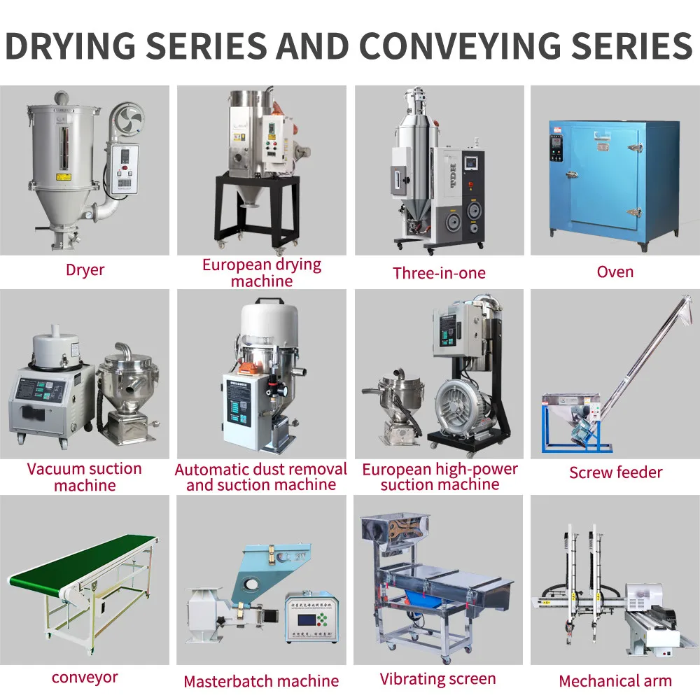 Factory direct sales industrial raw material plastic machinery dehumidifier Hopper dryer drying machine