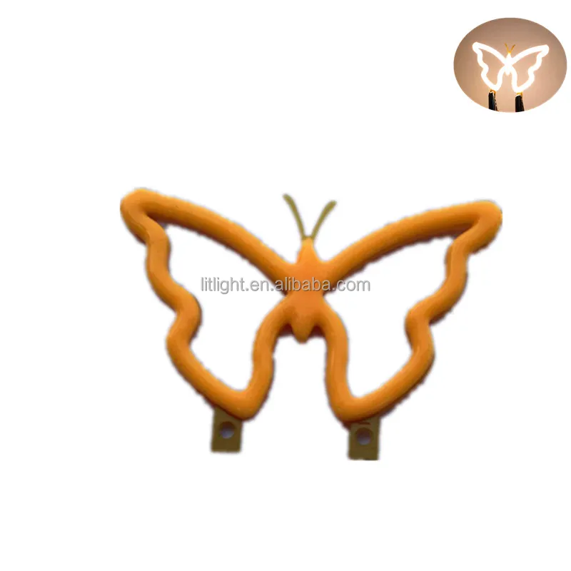 Craft Retro decorative light source Soft filament chip Small music note warm white Yellow 2200K 3V LED light sheet sign flexible