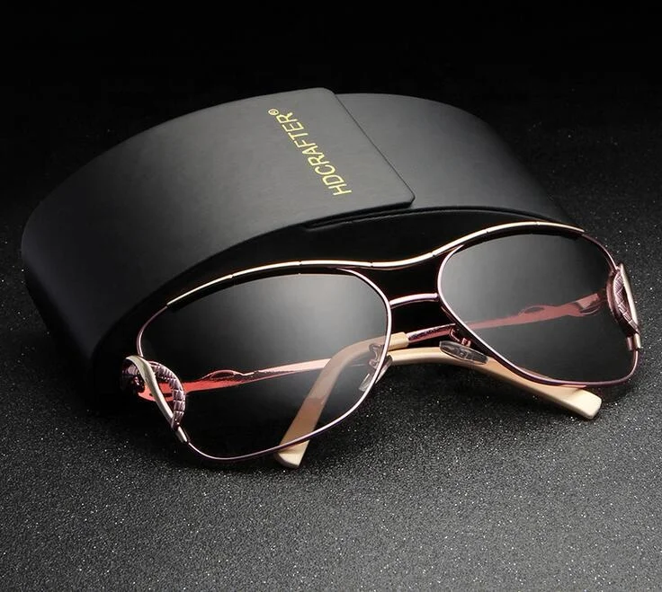 Wholesale custom logo beautiful popular metal sunglasses, women sun glasses, polarized sunglasses men