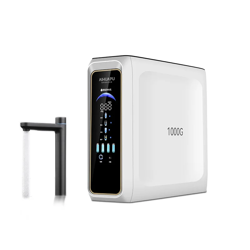 Shenzhen factory OEM high flow dual outlet reverse osmosis purifier household direct drinking desktop automatic water dispenser