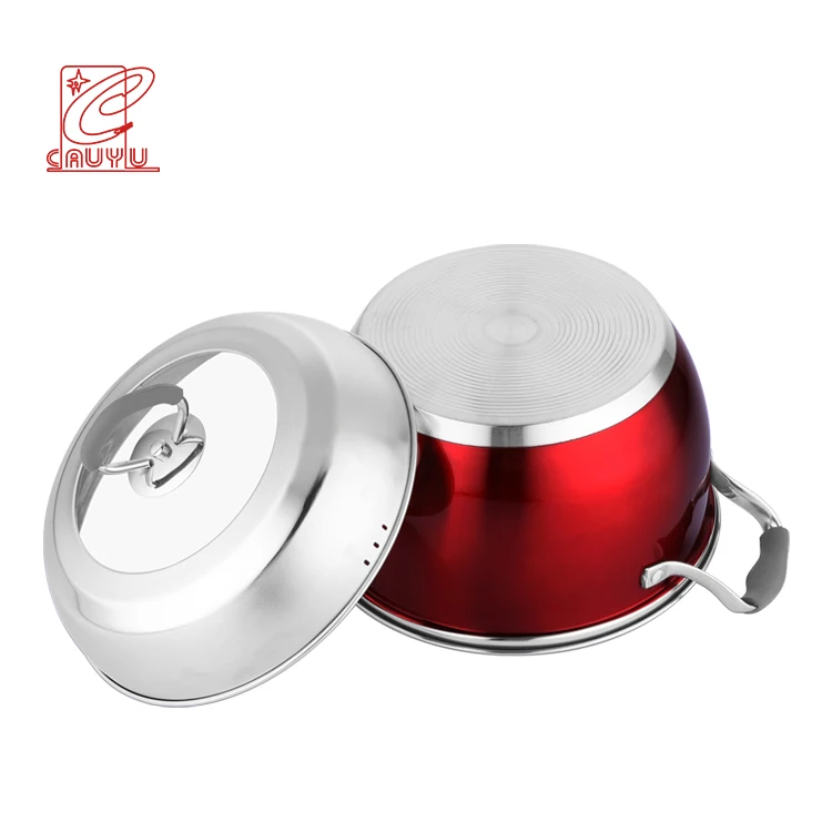 8pcs colorful induction kitchen ware clay pot for cooking cooking pot cookware sets