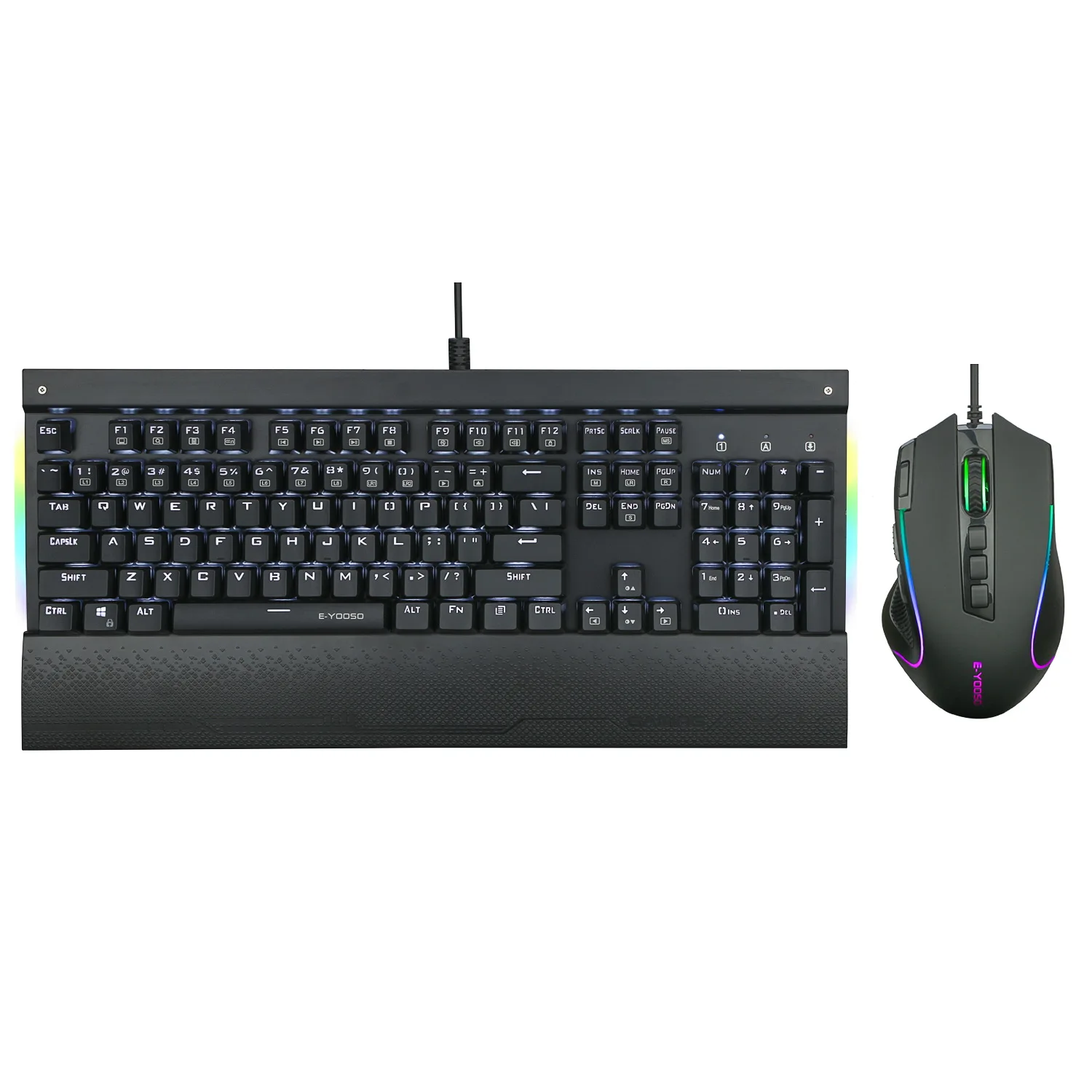 Attractive Price New Type Gaming keyboard mouse combo with RGB back lighting 104 Keys keyboard and mouse for gaming