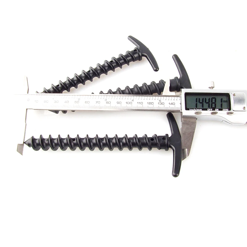 Camping Hiking Tent Rain Tarps Canopy 10 Packs Ground Anchors 14.5cm Nylon Tent Stakes