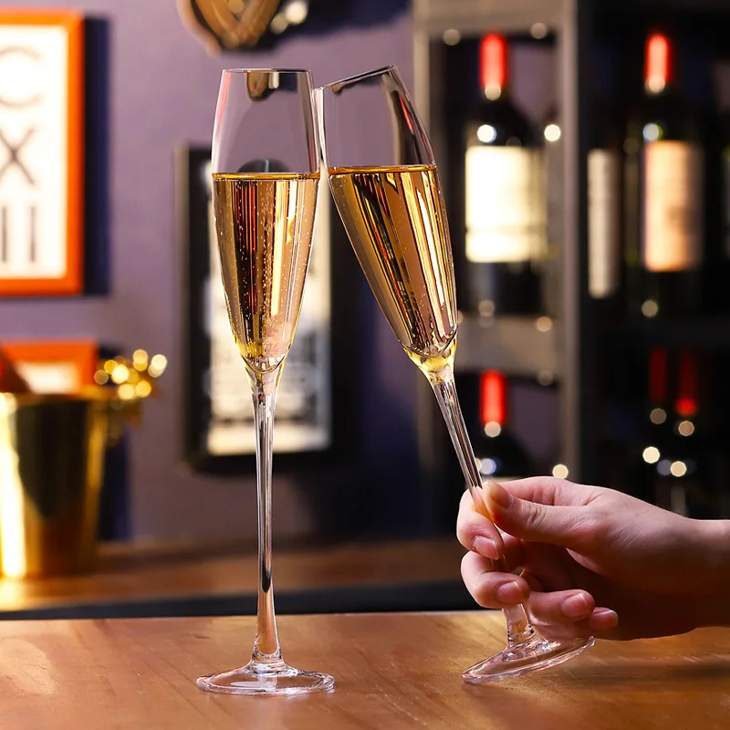 Raymond High Quality Custom Wine Glasses Cheap Wedding Gifts Champagne Flutes Sets