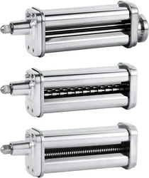 Pasta Maker Attachments Set for all KitchenAid Stand Mixer, including Pasta Sheet Roller, Spaghetti Cutter,