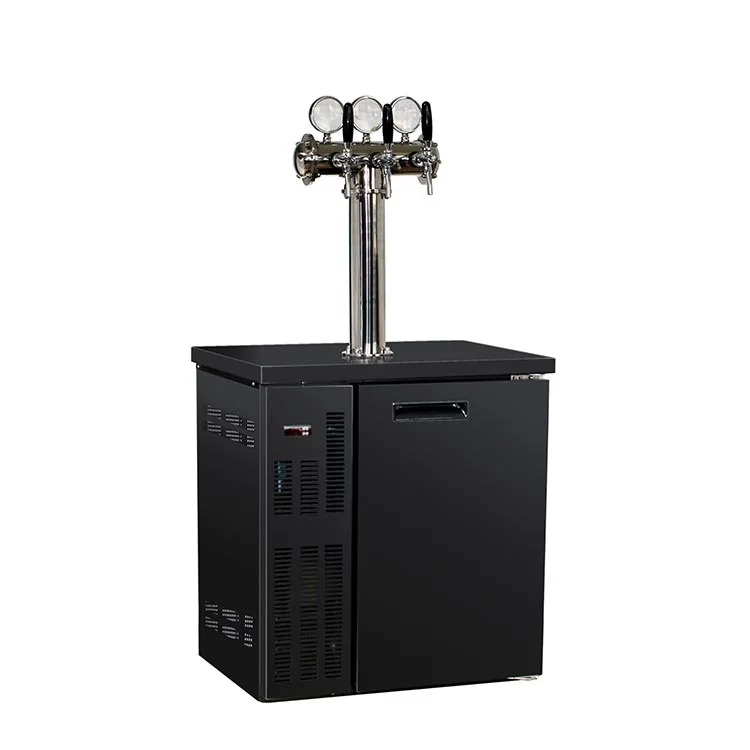 
High quality bar store use 3 taps beer cooler dispenser 