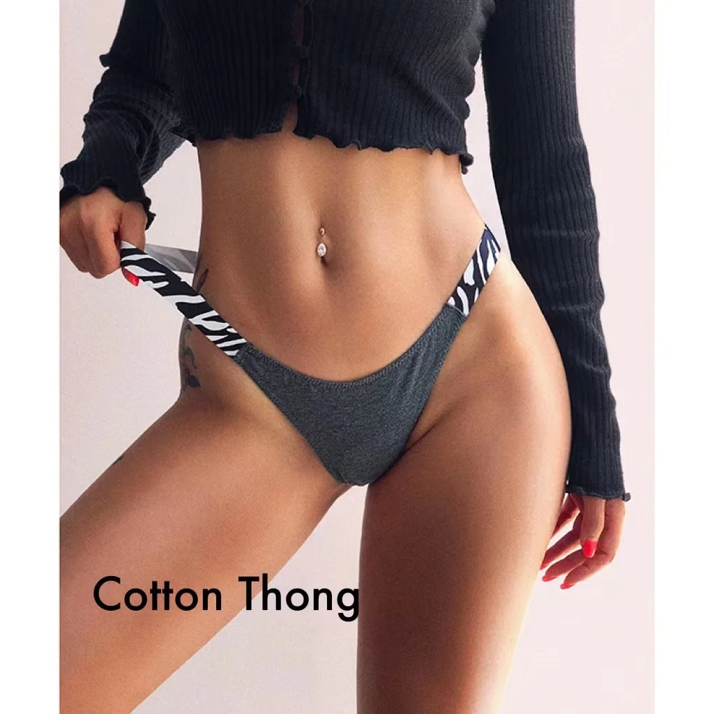 Women Cotton Panties Thong
