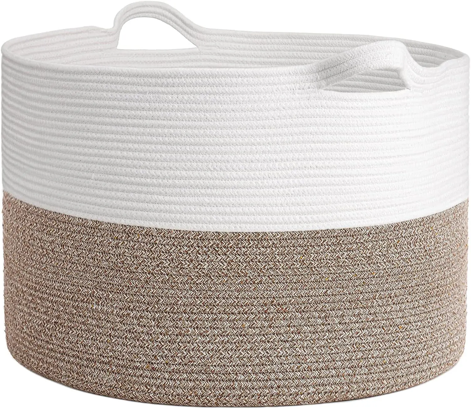 Woven Baby Laundry Blanket Basket Toy Basket with Handle Storage Comforter Cushions Thread Laundry Hamper