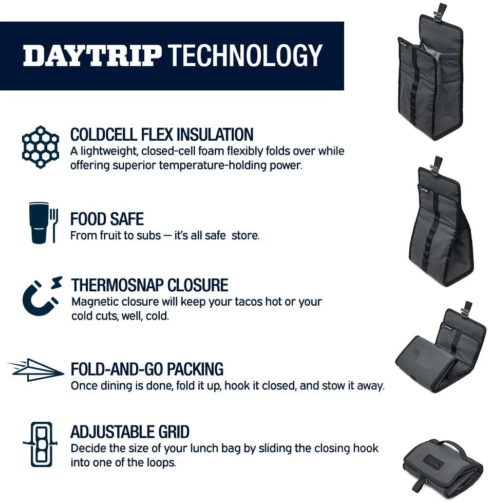 Insulated Small Cooler Bag for Travel | Soft Collapsible Cooler Bag for Family Camping, Beach | Large Leakproof Lunch Bag Box