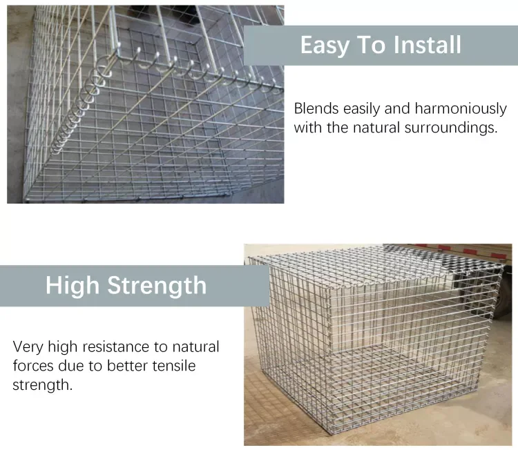 High Tensile Hot Dipped Galvanized Welded Gabion