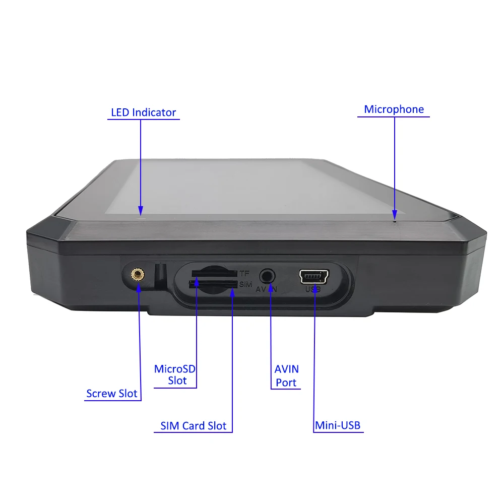 2022New Truck GPS car navigation system android 7 inch hd touch screen car gps navigator for motorcycle