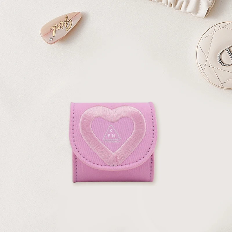 Custom Quality Portable Handled Zipper Cosmetic Coin Purse Bags Mini Handbags For Women