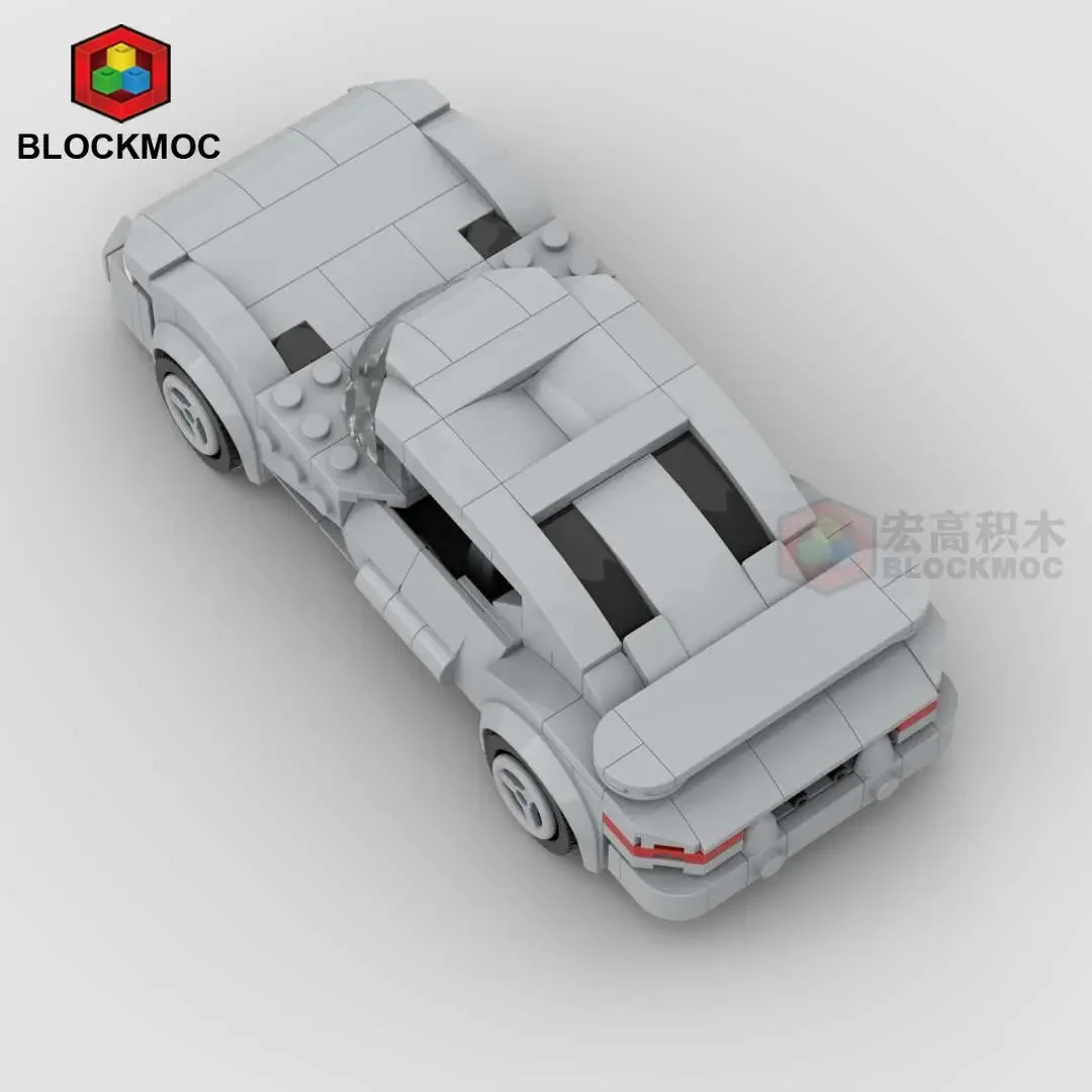 MOC Bricks Viper RT10 Roadster 1994 Racing Sports Car Vehicle Speed Champion Racer Building Blocks Garage Toy For Boys