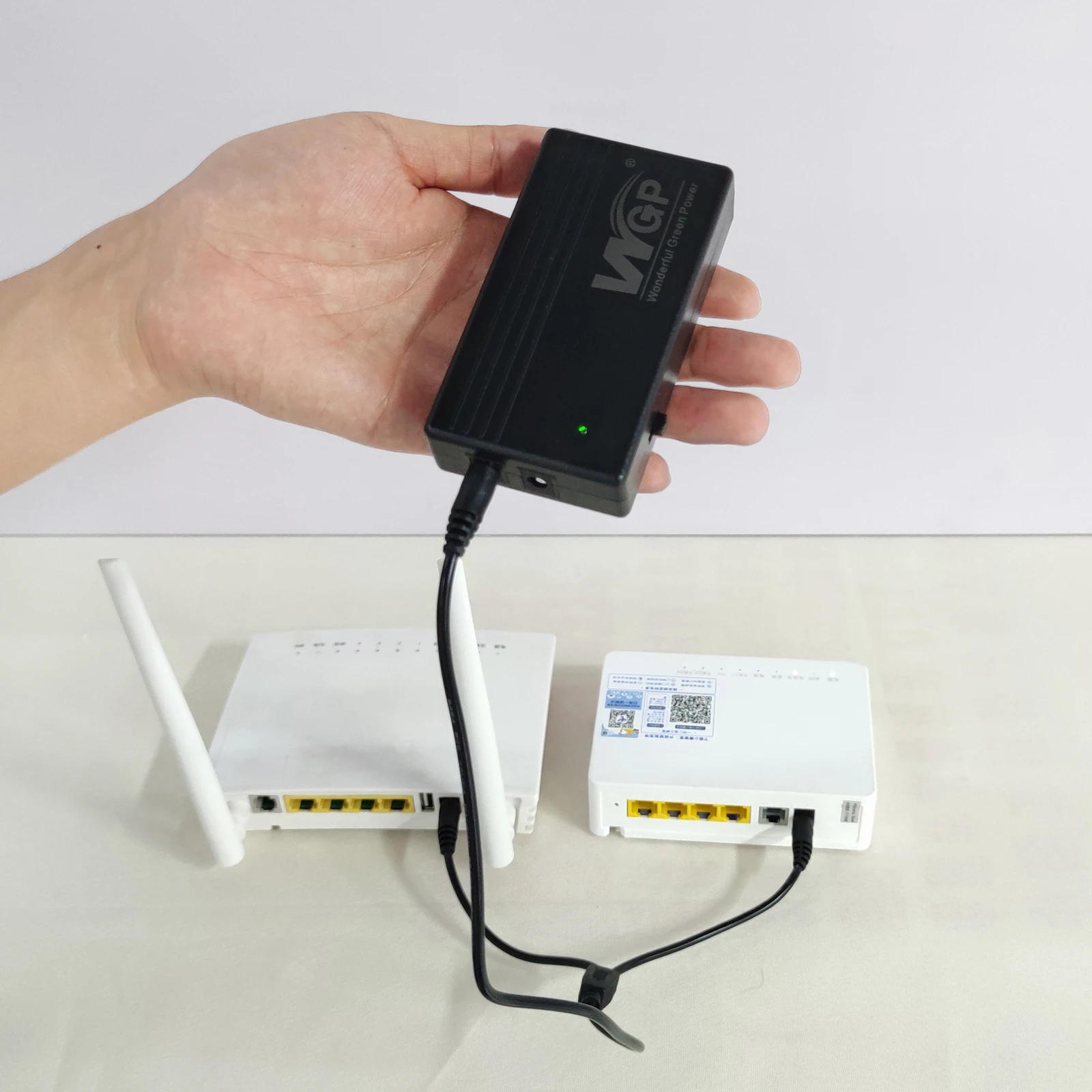 WGP UPS маршрутизатор Wi-Fi резервная батарея 2A блок питания DC 12 В мини-ИБП для модем камеры видеонаблюдения дома