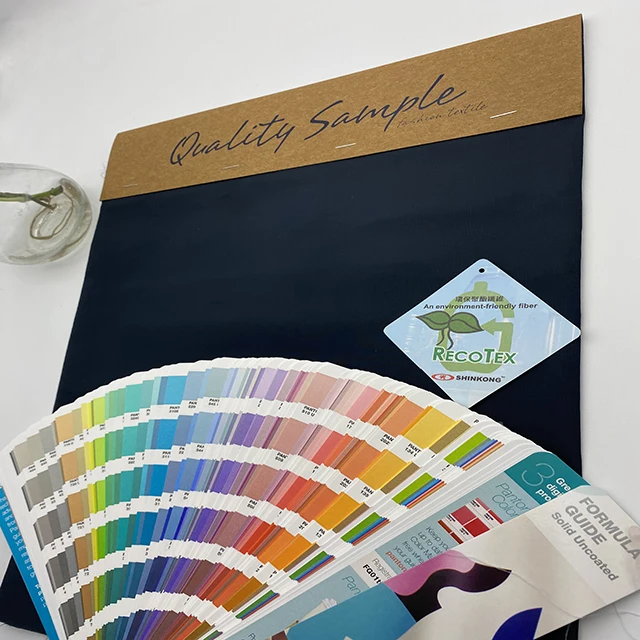 
100% Recycled Polyester Fabric 190T Taffeta Used For Linng 