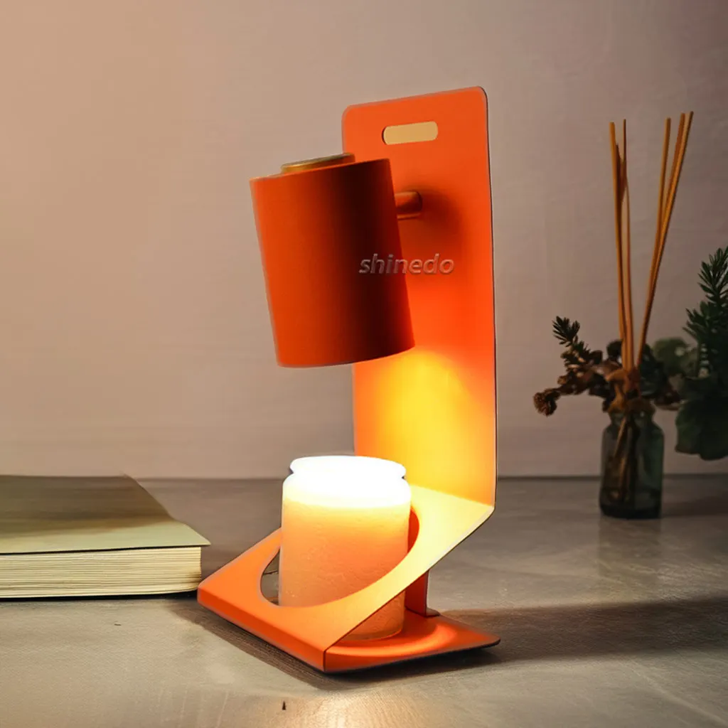 Home Decor Vintage Electric Candle Melter Wax Burner Table Lamp Light Aromatherapy Metal Dimmable Scented Candle Warmer Lamp