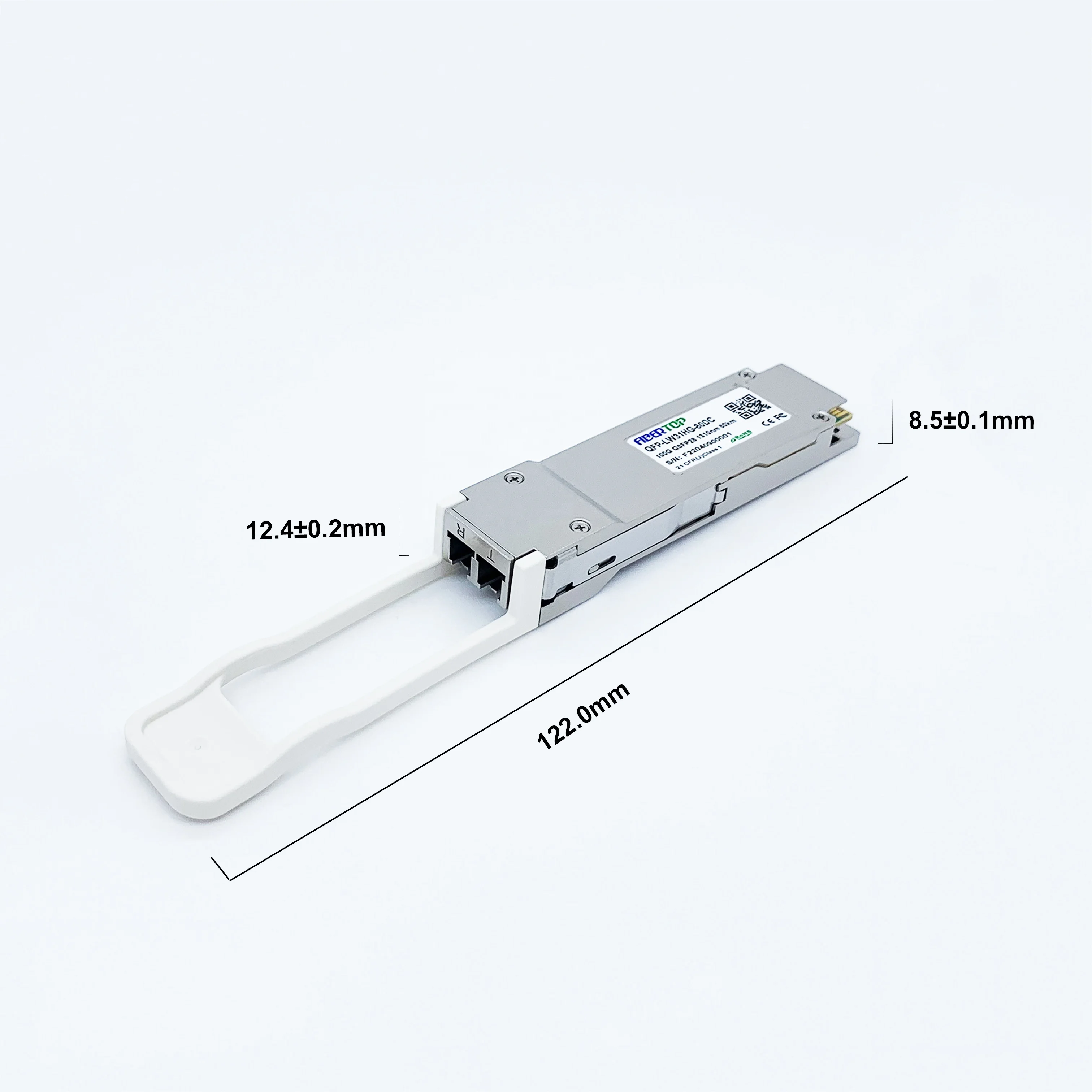 FIBERTOP QSFP28 100GBASE ZR4 для Сетей Juniper 100GBASE-ZR4 1310 нм 80 км Дуплексный LC SMF оптический модуль приемопередатчика