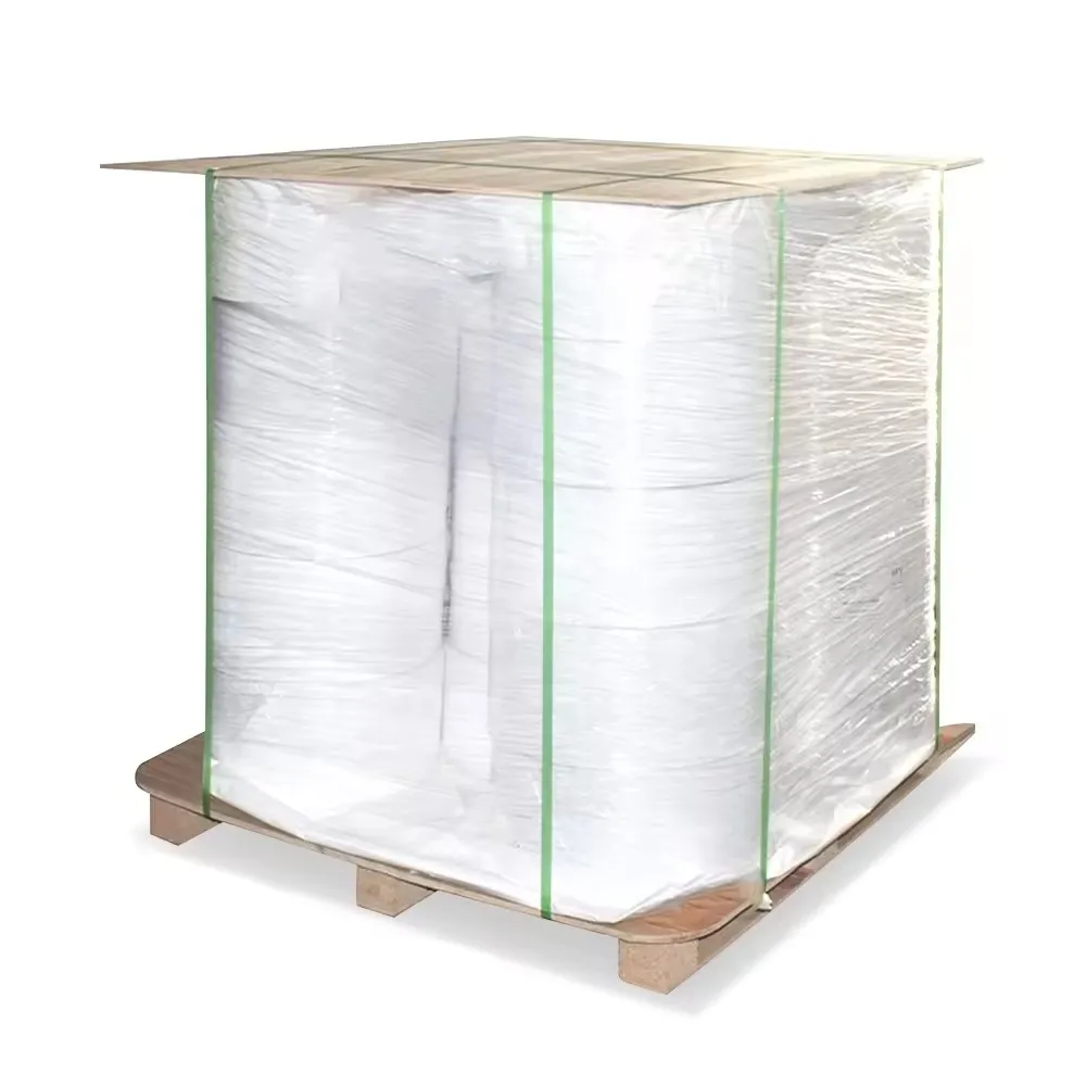 Custom PE Silicone Release Paper Jumbo Roll Packaging Sticker Labels Kraft Paper Tape Raw Material 80gms Coated Release Papers