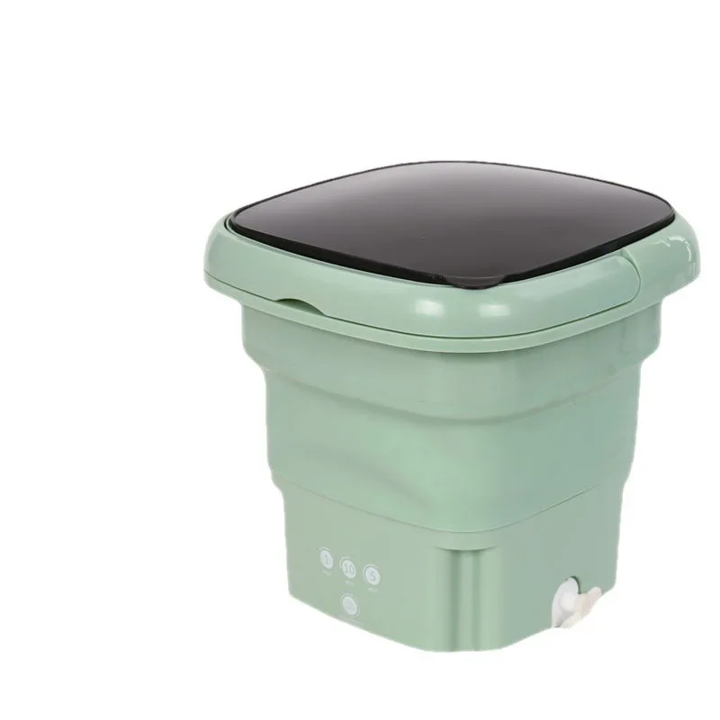 Folding washing machine net red mini washing machine semi automatic underwear underwear baby clothes washing machine