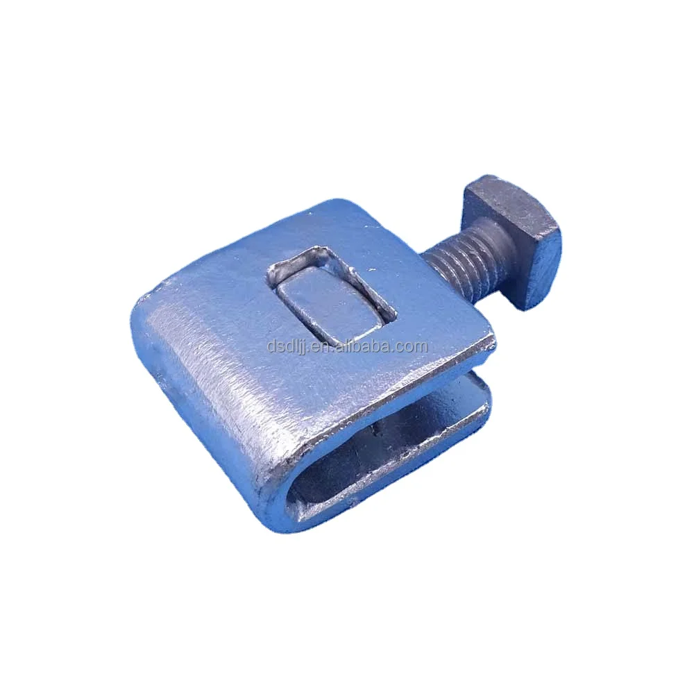 Wholesale Hot Dip Galvanized Power Fitting Pole Line Hardware Ground Strand Clamps