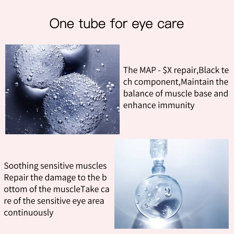 LAN JI MEI cosmetics anti aging puffiness electric under dark circle organic caviar gold eye cream  Cosmetics manufacturers