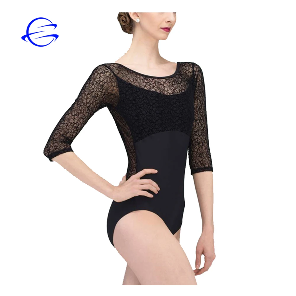 New Design Thong Unitard Sleeveless Bodysuit Gymnastics Uniforms Sexy Ballet Leotard