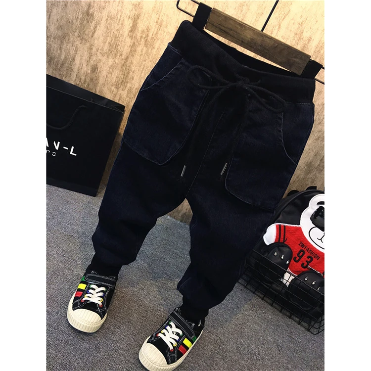 
2020 Spring and Autumn Boys and Girls Small Feet Jeans Children Baby Pants 