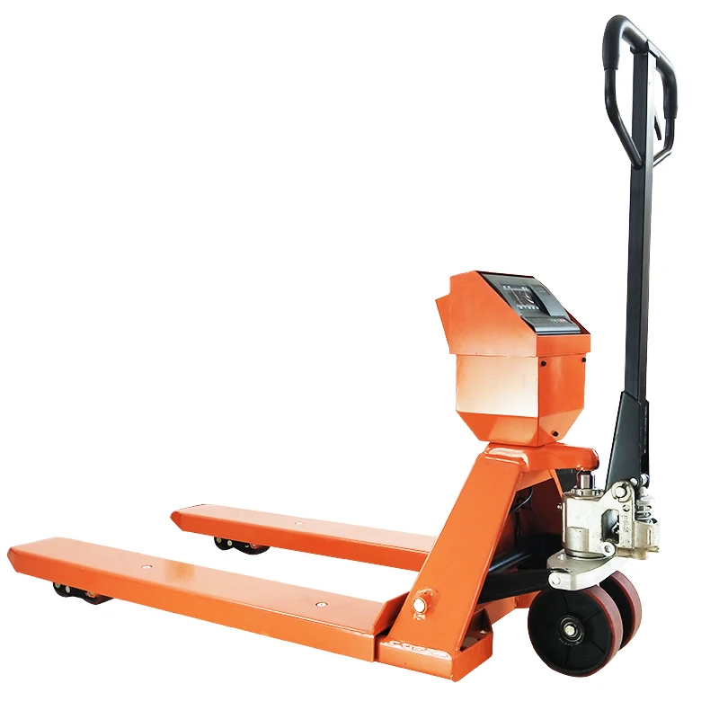 China  Movable manual truck scale manual pallet scale jack Latest models in china
