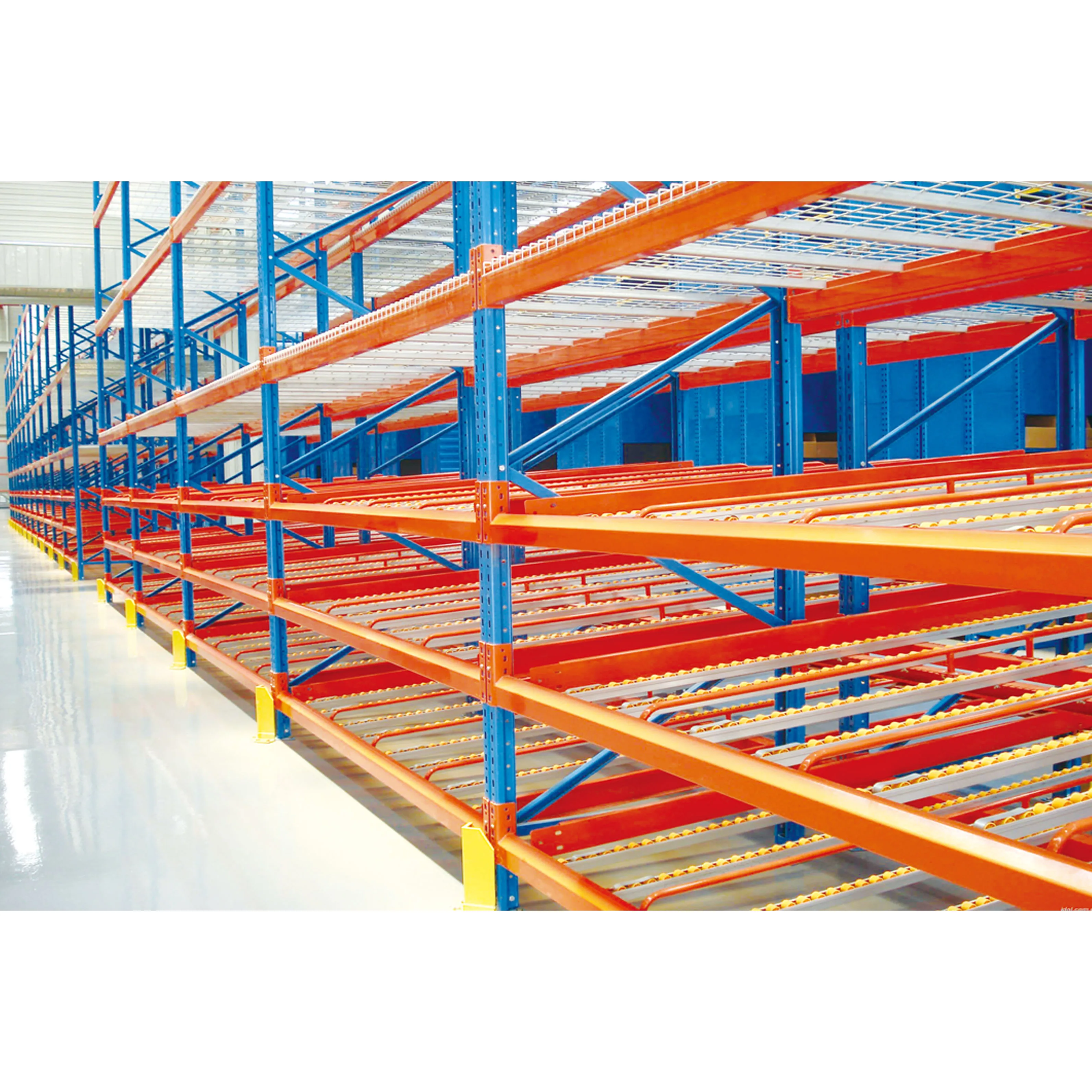 Satong Sell Industrial Rack Sliding shelf Roller racking Carton Flow Racking  For  Auto Parts Factory Warehouse