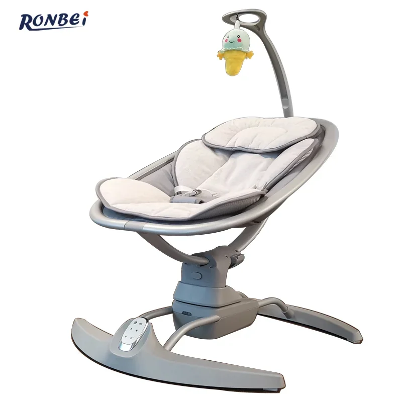 Stable structure infant dining cradle sleeping ingenuity musical automatic electric rocking baby swing chair
