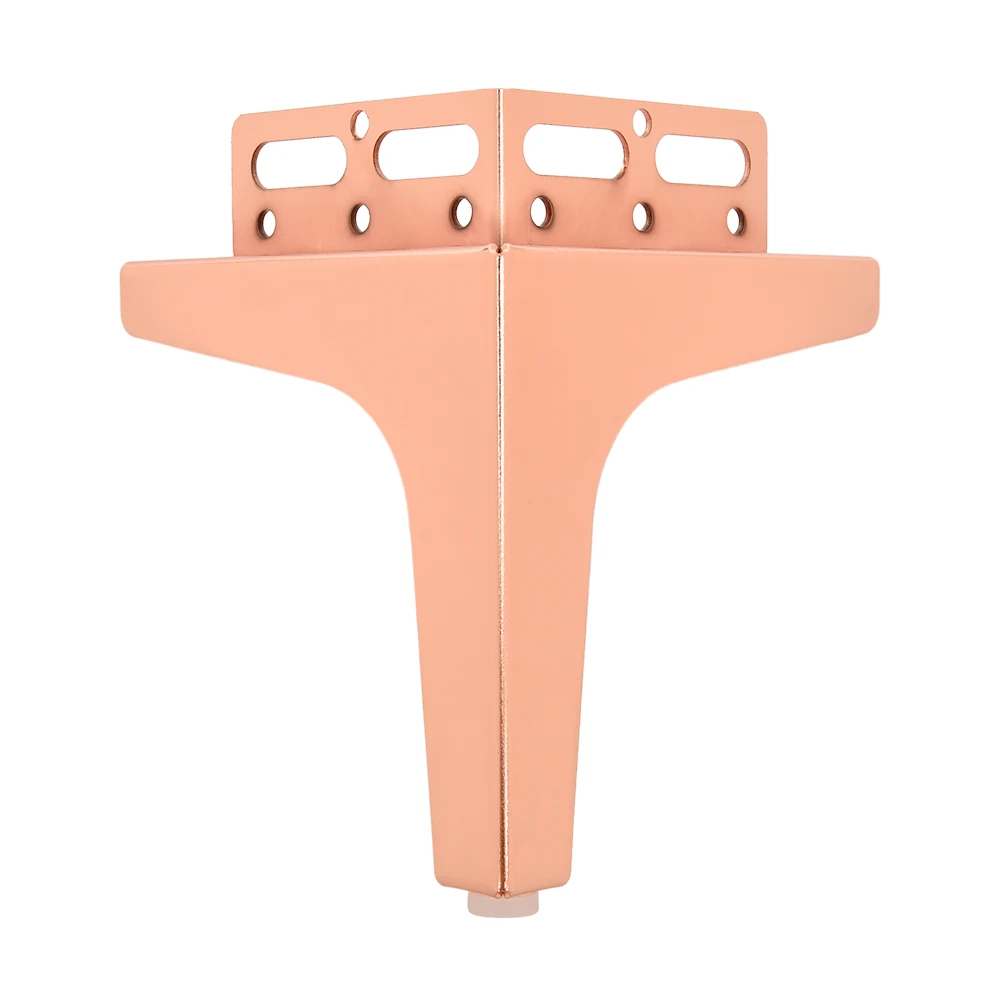 130mm Height Metal Table Legs Furniture Rose Gold Black Modern Metal Sofa Legs Feet For Furniture