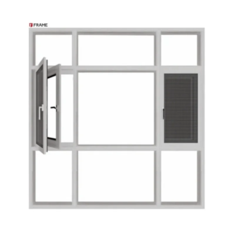 Chinese Manufacturer Customized Energy Efficient  Weatherproof UPVC Doors and Windows Double Glazed PVC Casement Window