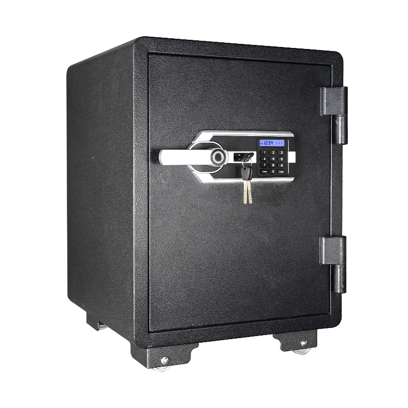 High Quality Heavy Duty Luxury Home LCD Display Electronic Security Digital Fireproof Caja Fuerte Fingerprint Safe Box
