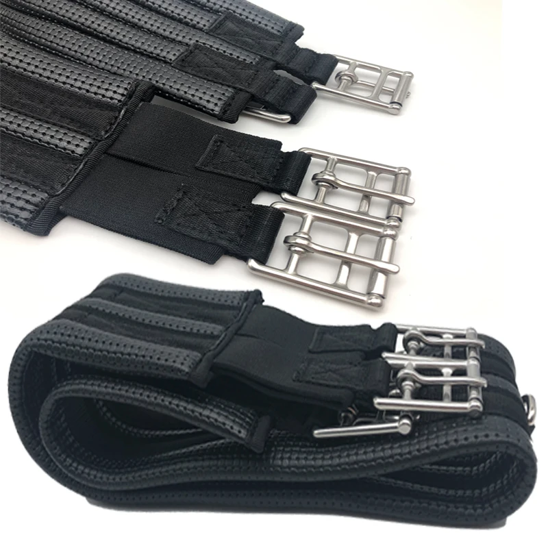 Muker Horse riding equipment wholesale custom EVA material horse girth with stainless steel roller buckles