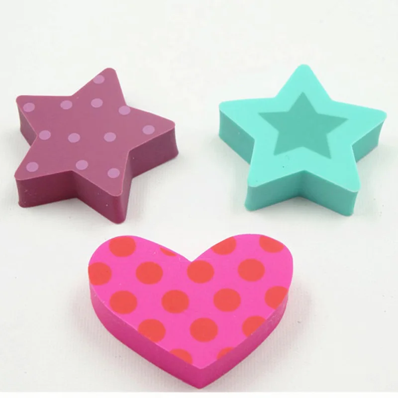 2019 Mini Cartoon Shaped Custom Rubber Fancy Cute 3D pencil eraser For Gift
