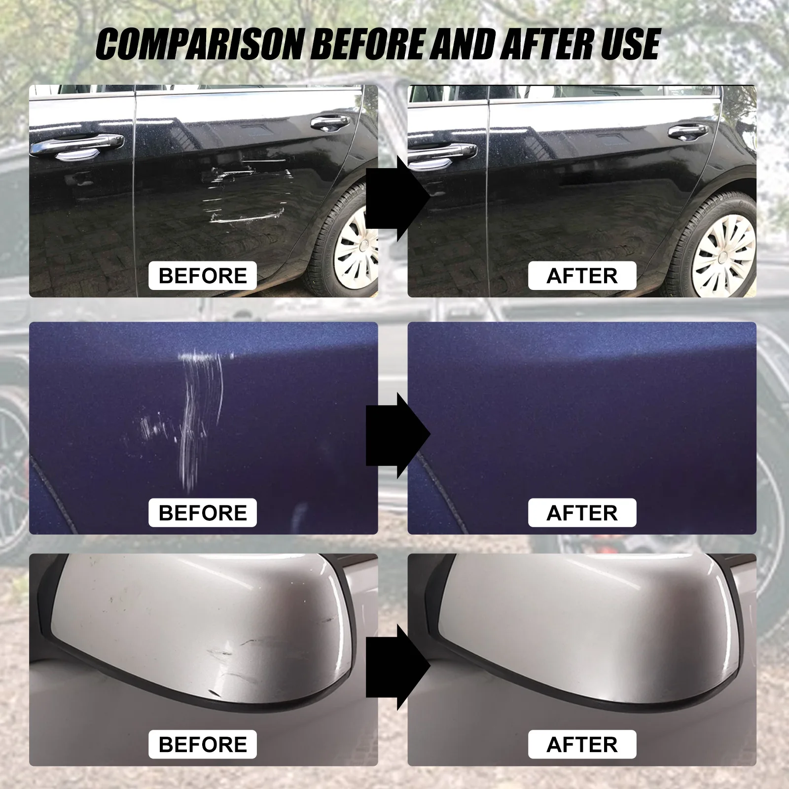Car Paint Care Scratch Repair Agent Protection against Scratch Removal Polish Car Paint Cleaning Tool