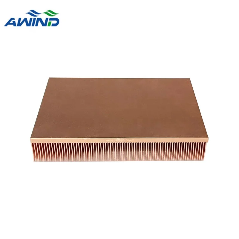 Thermal paste copper bar heatsinks long raspberry bill toothed heat sink with brass push pin led heatsink 120 mm