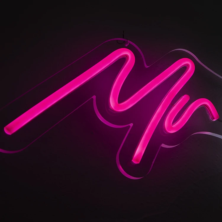 High Quality Advertising Custom Led Neon Sign Waterproof Luminous Acrylic Led RGB Neon Letters