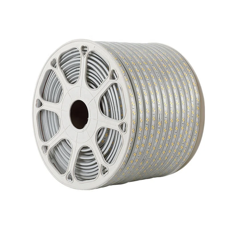GMXX003 оптовая продажа SMD5730 120 светодиоды/м 100 м/рулон RGB свет 220 В светодиодная лента