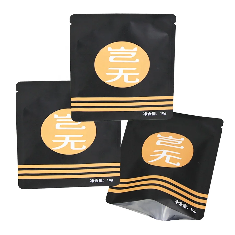 Индивидуальная этикетка с напечатанной алюминиевой фольгой 500 г 1 кг doy pack матовые черные биоразлагаемые пакеты для кофе клапаном дегазации