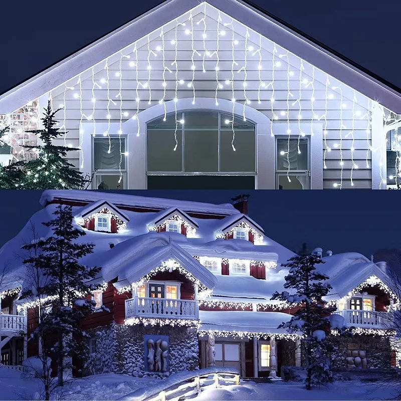 Best Selling Different Functions Color Changing Indoor Outdoor Yard Garden Party Holiday Led Decorative Icicle Lights
