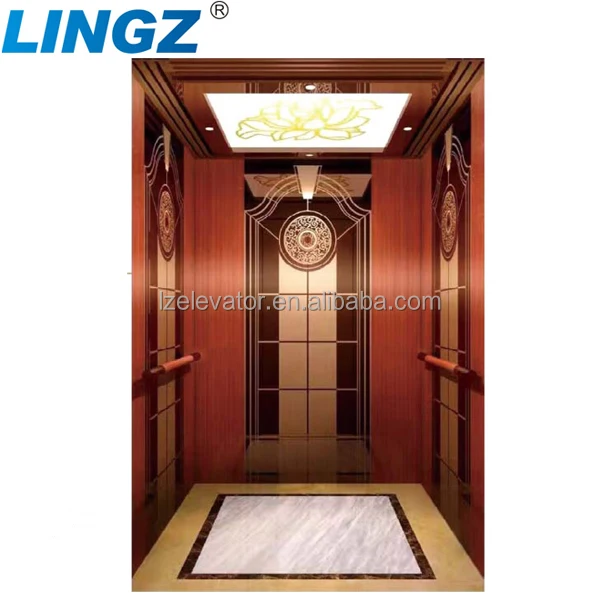 luxurious wooden home lift and home elevator