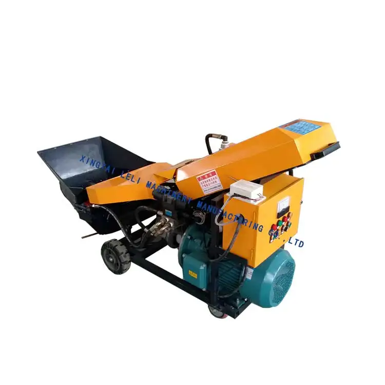 High quality  pressure plunger pump building sand cement mortar plaster machine/render spraying pump