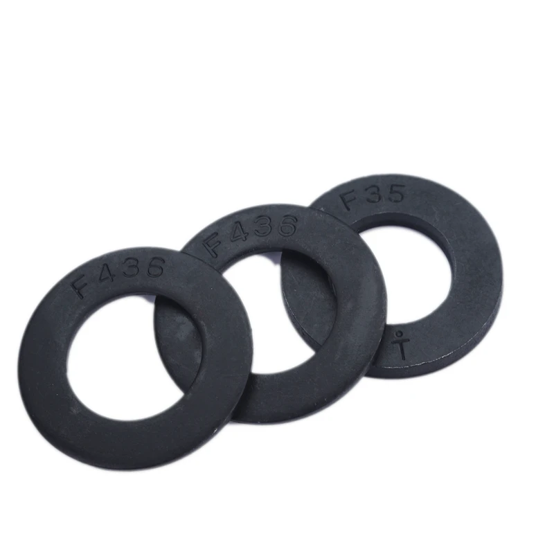 China manufacture ASTM F436/F436M Structural Washer Black Flat Washer with Heat Treatment