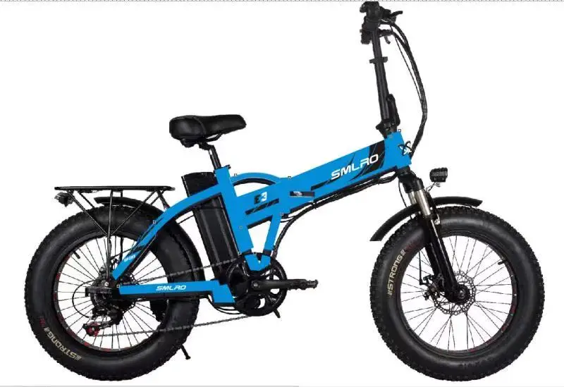 Smlro E3 Electric Mountain Foldable Bike Electric Bike 48V 500W 1000W 20AH 20*4 Inch Bicycle Fat Tire Ebike 7 Speed e bike