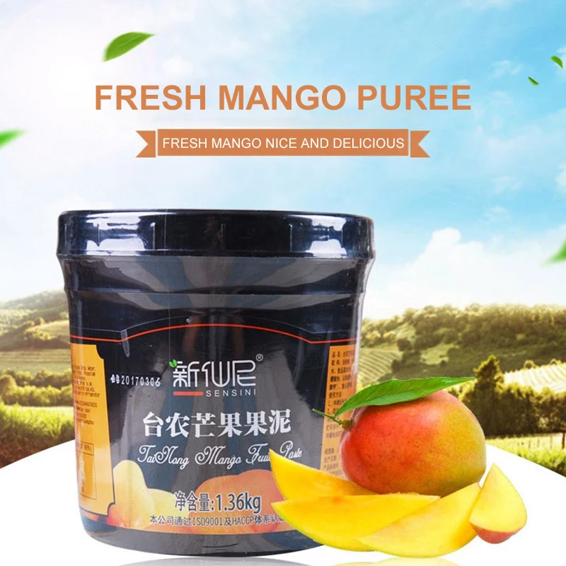 Hot Selling High Quality Fresh Picked Mango jam drink fresh jam for fruit tea