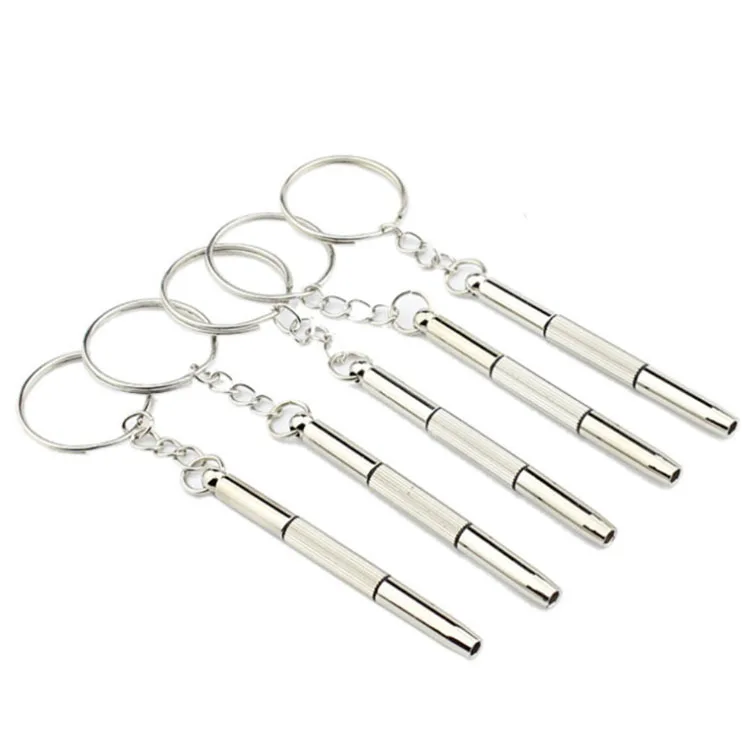 wholesales hot sales three headed Sunglass glasses eyeglass repair cheap 3 in 1 mini Screwdriver