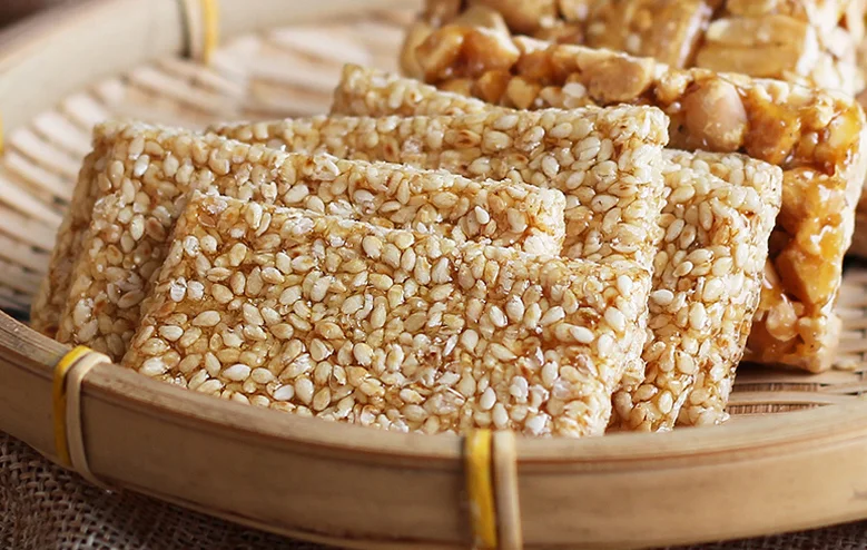 15g package Digestive biscuit sesame crispy individual pack sesame biscuit